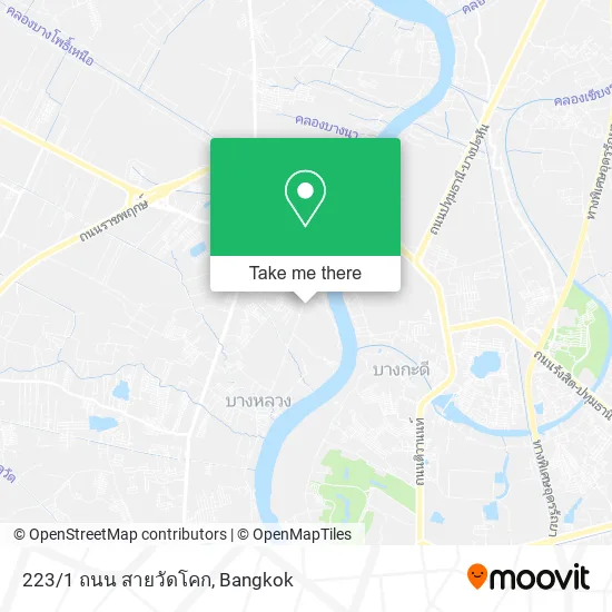 223/1 ถนน สายวัดโคก map