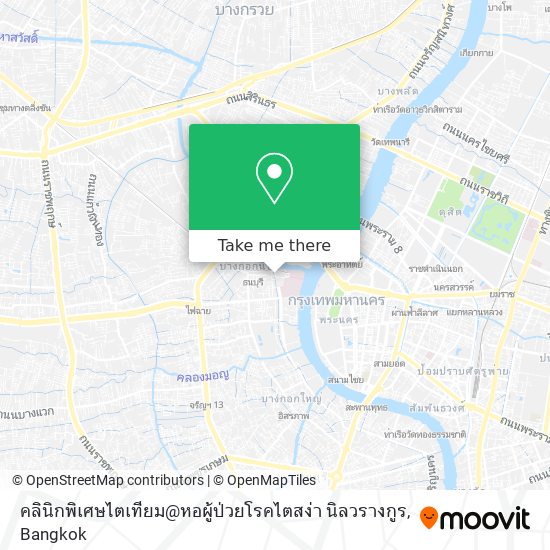 คลินิกพิเศษไตเทียม@หอผู้ป่วยโรคไตสง่า นิลวรางกูร map