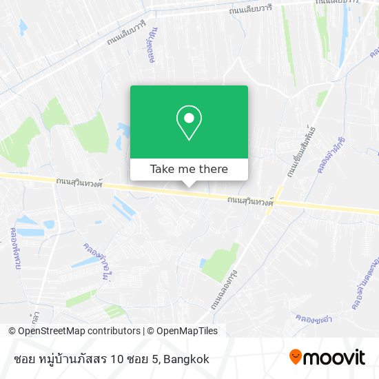 ซอย หมู่บ้านภัสสร 10 ซอย 5 map