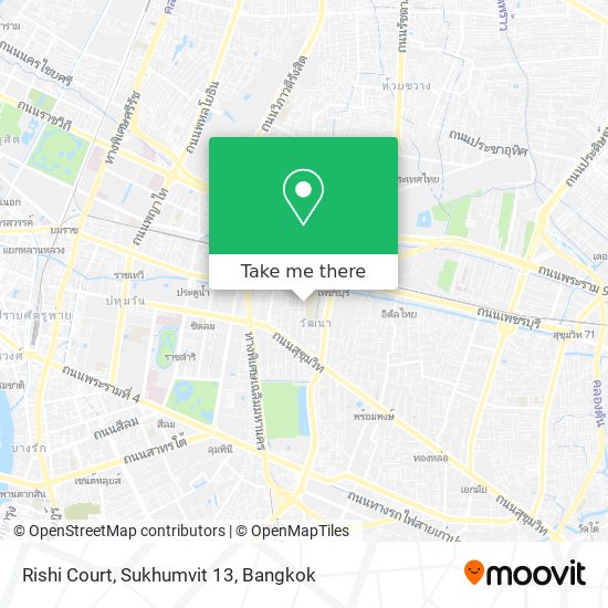 Rishi Court, Sukhumvit 13 map