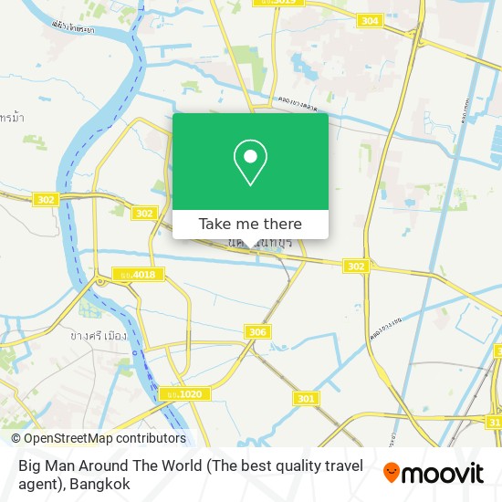 Big Man Around The World (The best quality travel agent) map