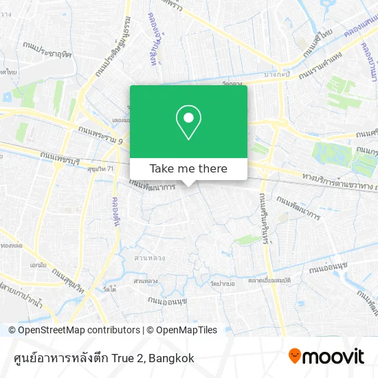 ศูนย์อาหารหลังตึก True 2 map