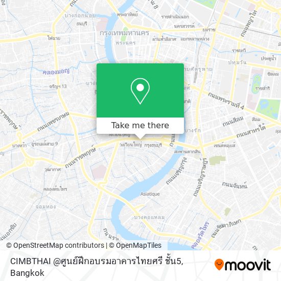 CIMBTHAI @ศูนย์ฝึกอบรมอาคารไทยศรี ชั้น5 map