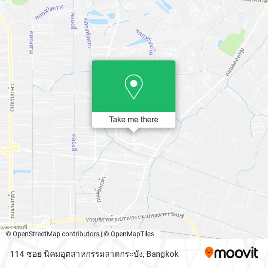 114 ซอย นิคมอุตสาหกรรมลาดกระบัง map