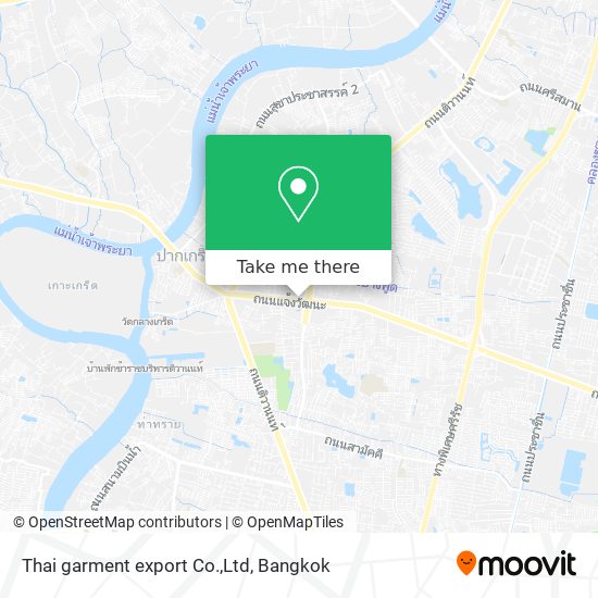 Thai garment export Co.,Ltd map