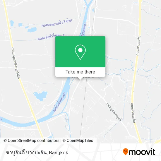 ชาบูอินดี้ บางปะอิน map