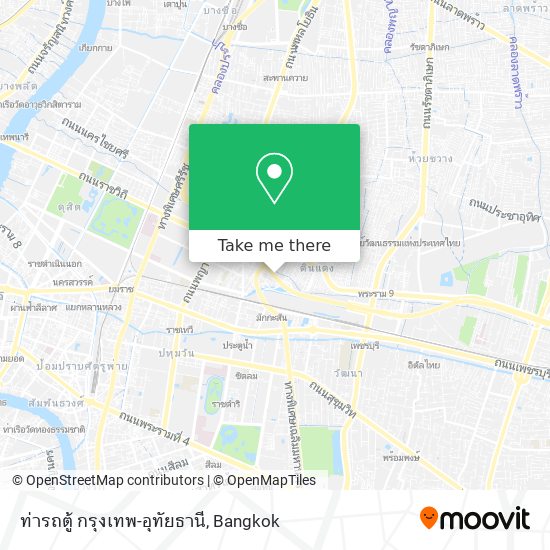 ท่ารถตู้ กรุงเทพ-อุทัยธานี map