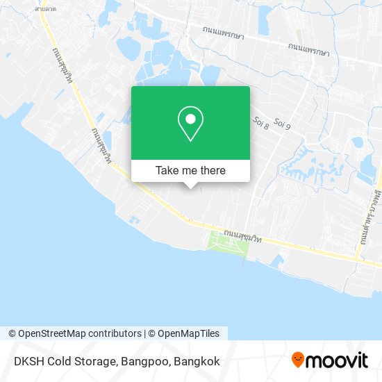 DKSH Cold Storage, Bangpoo map
