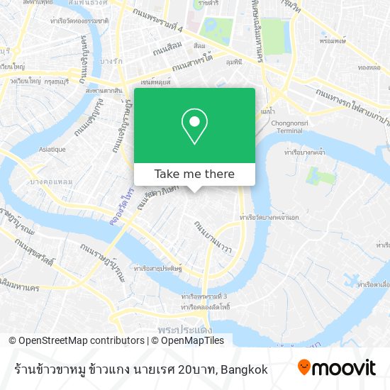 ร้านข้าวขาหมู ข้าวแกง นายเรศ 20บาท map