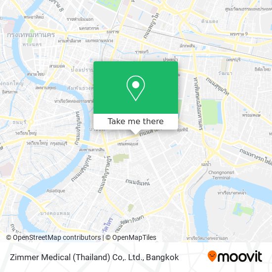 Zimmer Medical (Thailand) Co,. Ltd. map