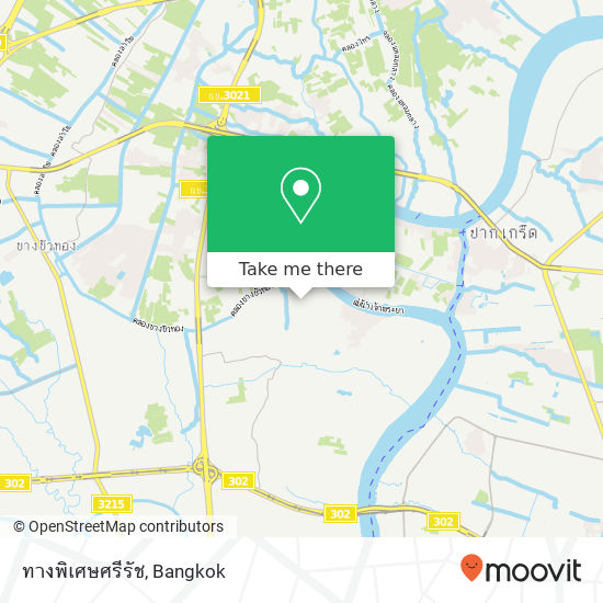 ทางพิเศษศรีรัช map