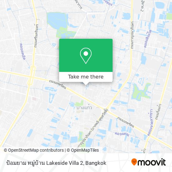 ป้อมยาม หมู่บ้าน Lakeside Villa 2 map