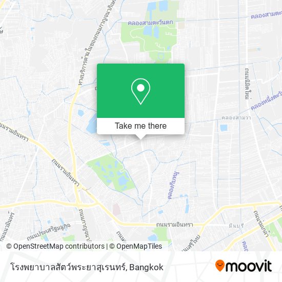 โรงพยาบาลสัตว์พระยาสุเรนทร์ map