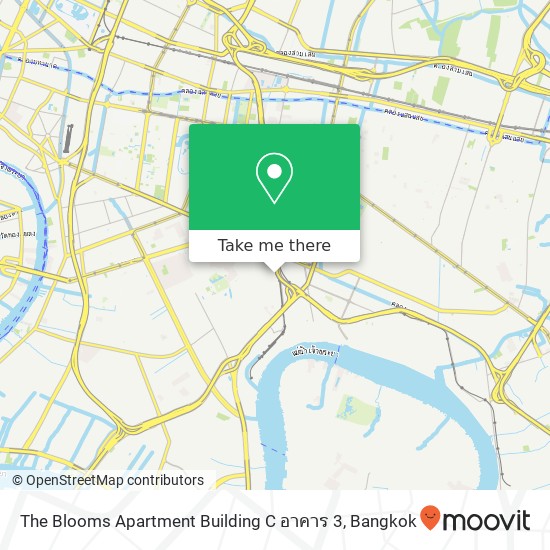 The Blooms Apartment Building C อาคาร 3 map