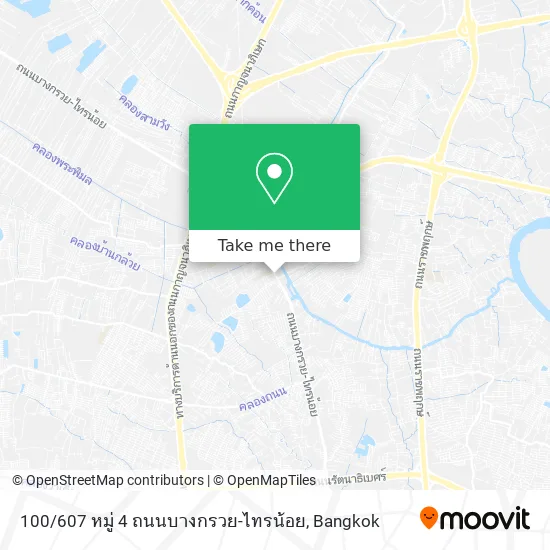 100 / 607 หมู่ 4 ถนนบางกรวย-ไทรน้อย map