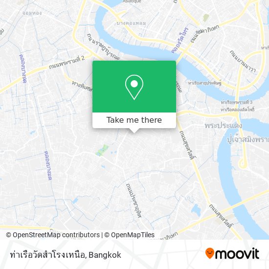 ท่าเรือวัดสำโรงเหนือ map