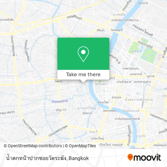 น้ำตกหน้าปากซอยวัดระฆัง map