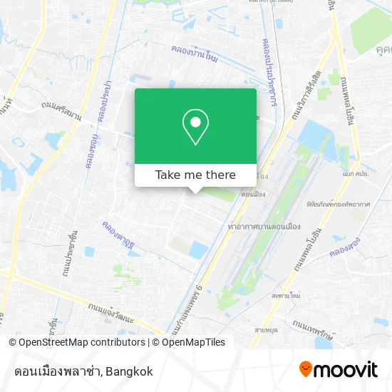 ดอนเมืองพลาซ่า map