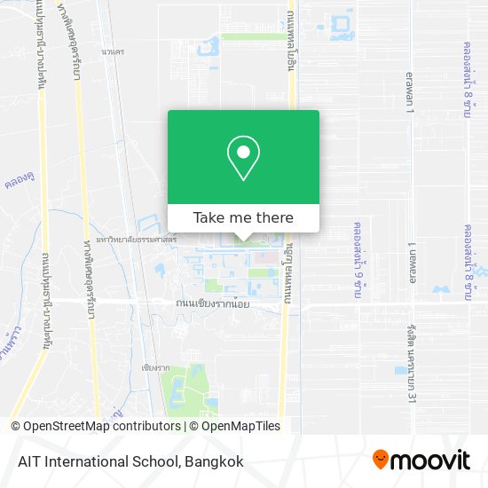 AIT International School map