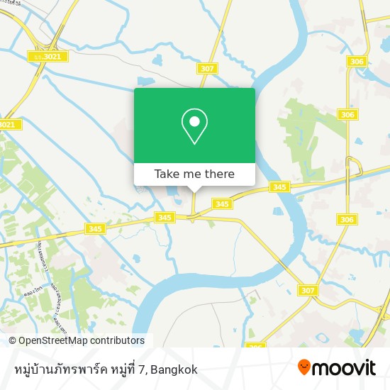 หมู่บ้านภัทรพาร์ค หมู่ที่ 7 map