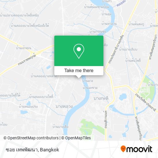 ซอย เทพพัฒนา map