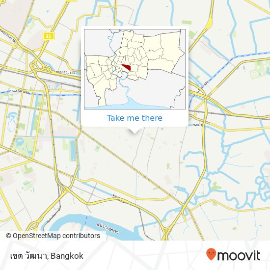 เขต วัฒนา map