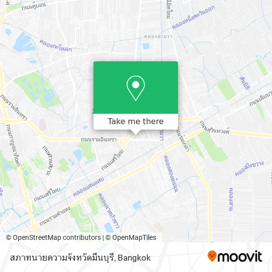 สภาทนายความจังหวัดมีนบุรี map