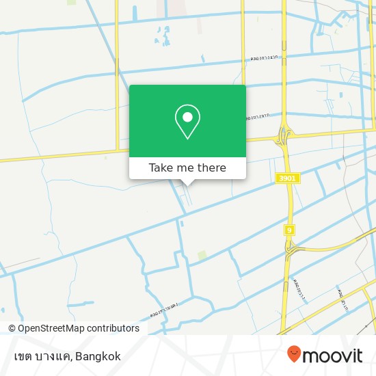 เขต บางแค map