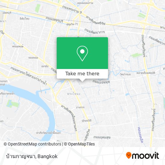 บ้านกาญจนา map