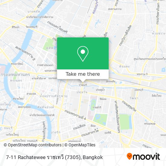 7-11 Rachatewee ราชเทวี (7305) map