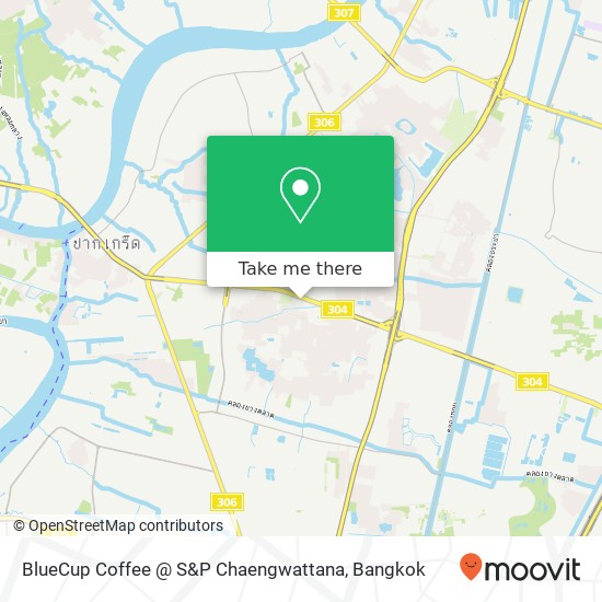 BlueCup Coffee @ S&P Chaengwattana map