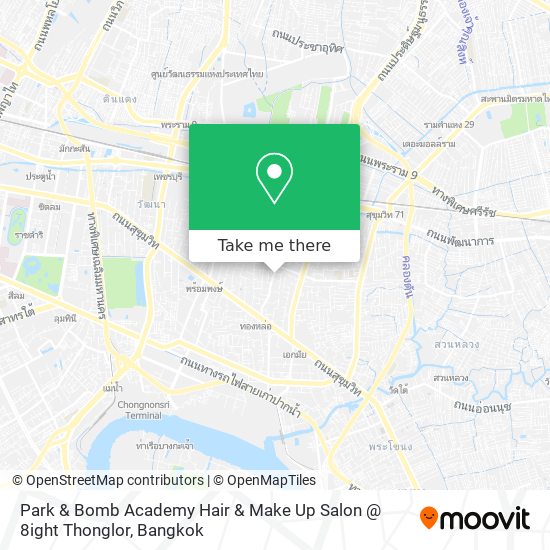 Park & Bomb Academy Hair & Make Up Salon @ 8ight Thonglor map