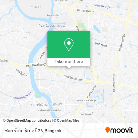 ซอย รัตนาธิเบศร์ 26 map