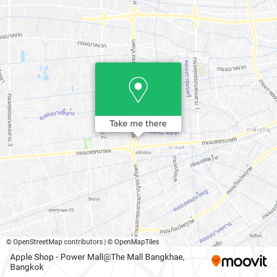 Apple Shop - Power Mall@The Mall Bangkhae map