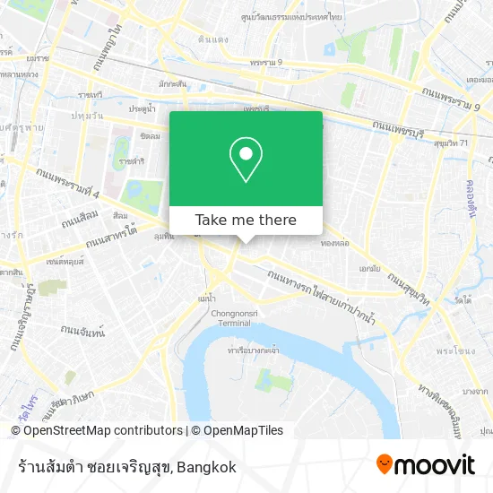 ร้านส้มตำ ซอยเจริญสุข map