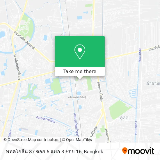 พหลโยธิน 87 ซอย 6 แยก 3 ซอย 16 map