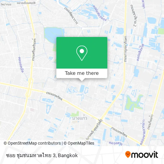 ซอย ชุมชนมหาดไทย 3 map