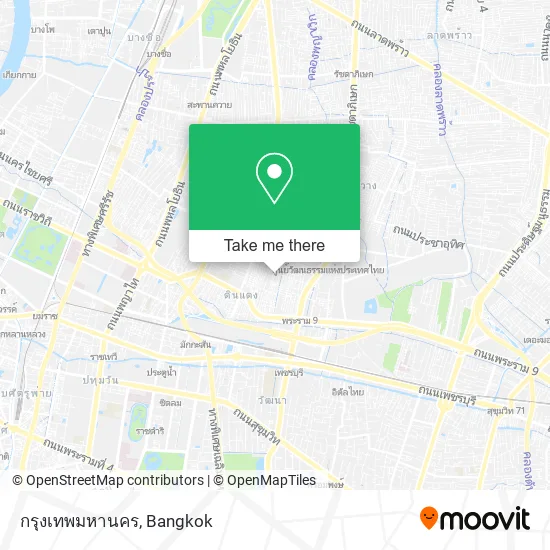 กรุงเทพมหานคร map