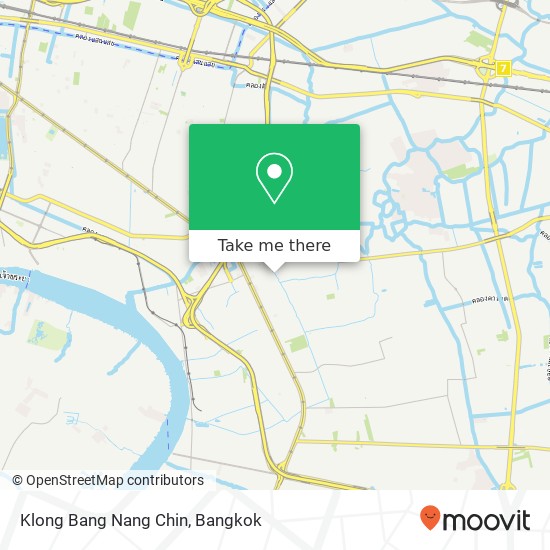 Klong Bang Nang Chin map