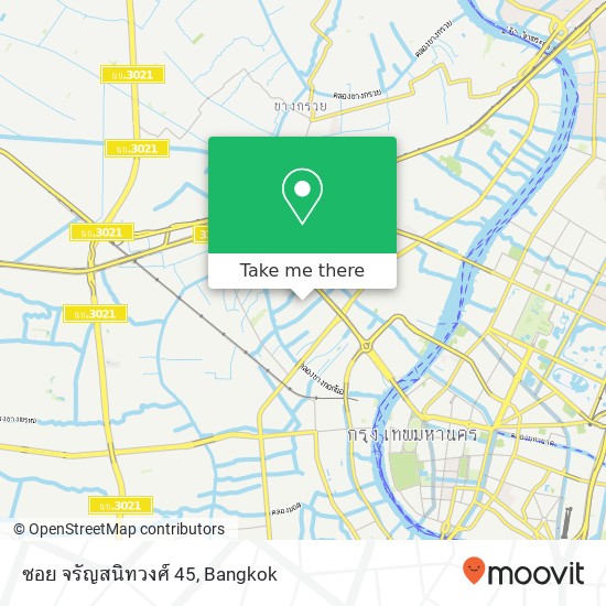 ซอย จรัญสนิทวงศ์ 45 map