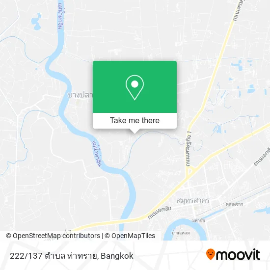 222/137 ตำบล ท่าทราย map