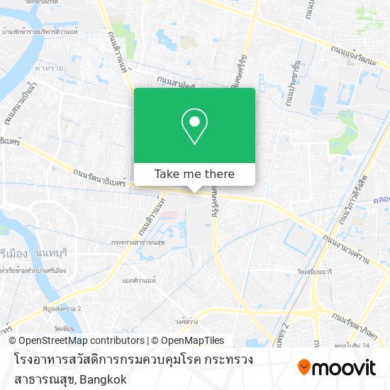 โรงอาหารสวัสดิการกรมควบคุมโรค กระทรวงสาธารณสุข map