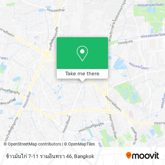 ข้าวมันไก่ 7-11 รามอินทรา 46 map