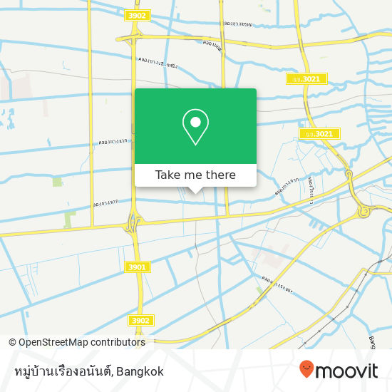 หมู่บ้านเรืองอนันต์ map