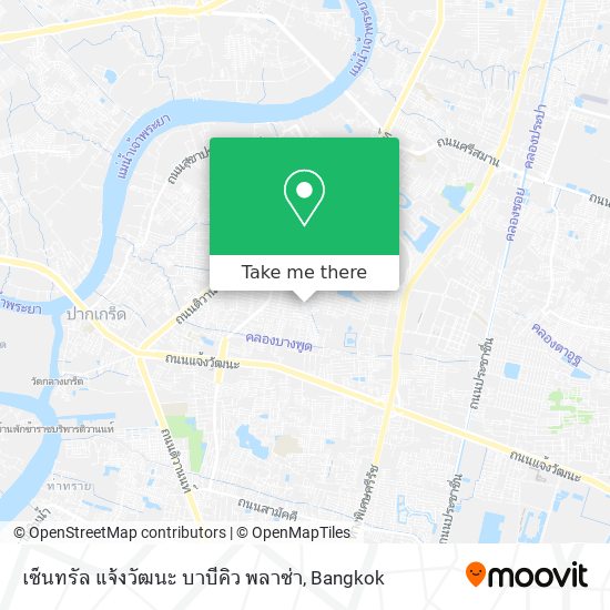 เซ็นทรัล แจ้งวัฒนะ บาบีคิว พลาซ่า map