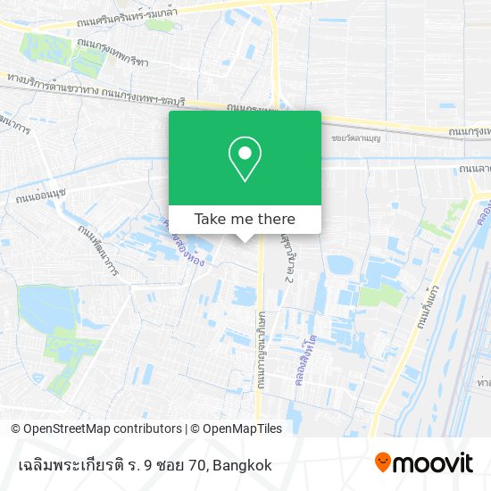 เฉลิมพระเกียรติ ร. 9 ซอย 70 map