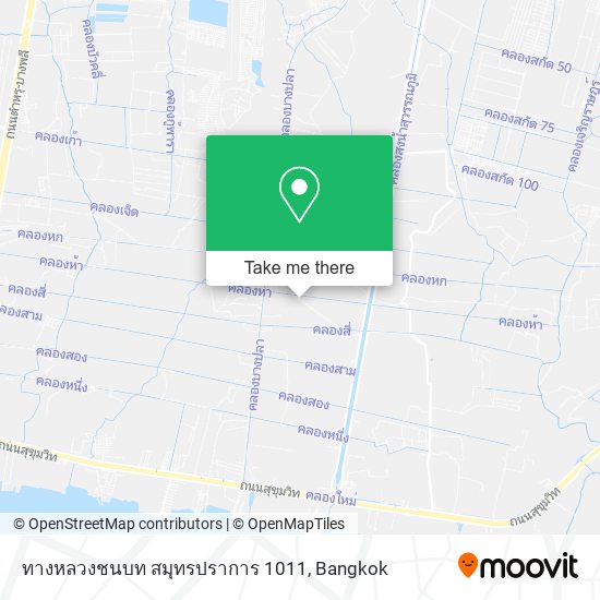 ทางหลวงชนบท สมุทรปราการ 1011 map