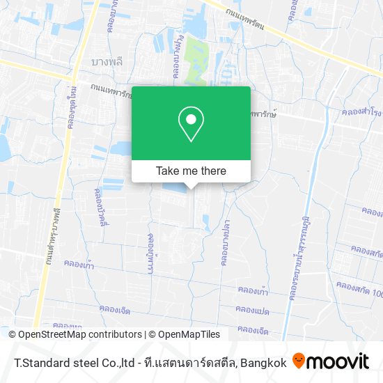 T.Standard steel Co.,ltd - ที.แสตนดาร์ดสตีล map