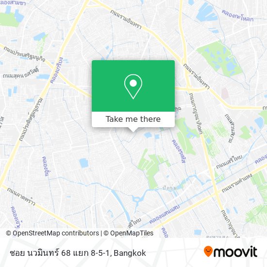 ซอย นวมินทร์ 68 แยก 8-5-1 map