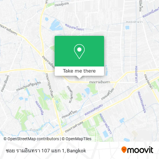 ซอย รามอินทรา 107 แยก 1 map